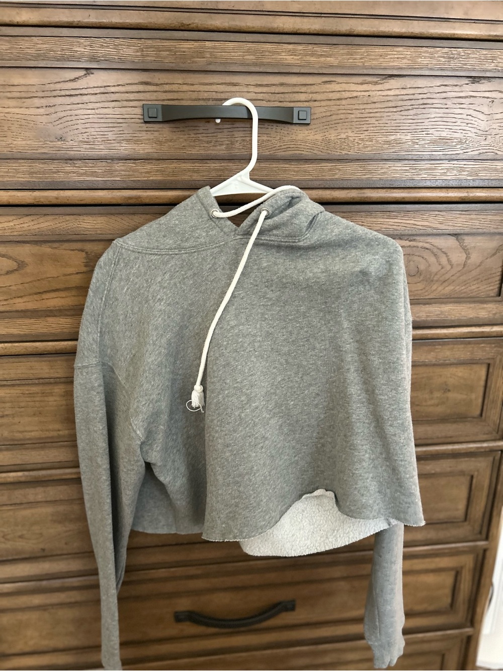 wild fable Grey Cropped Crew Hoodie